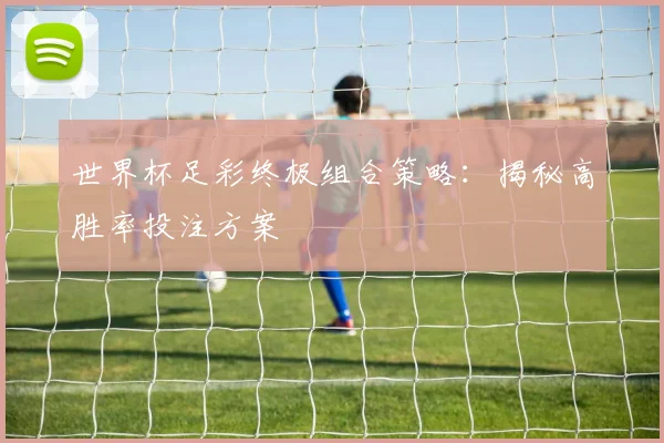 世界杯足彩终极组合策略：揭秘高胜率投注方案